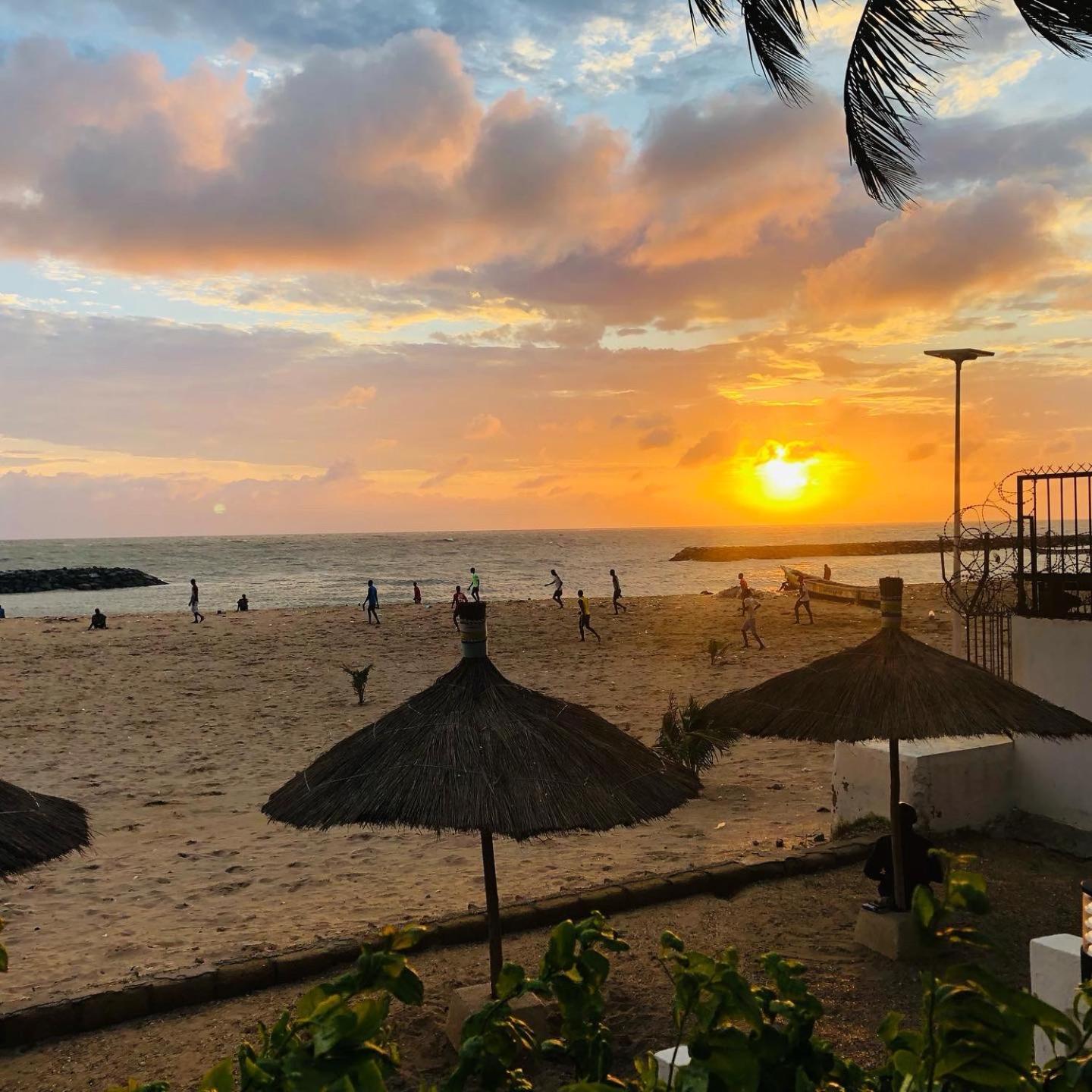 West African Beach Saly Exterior foto